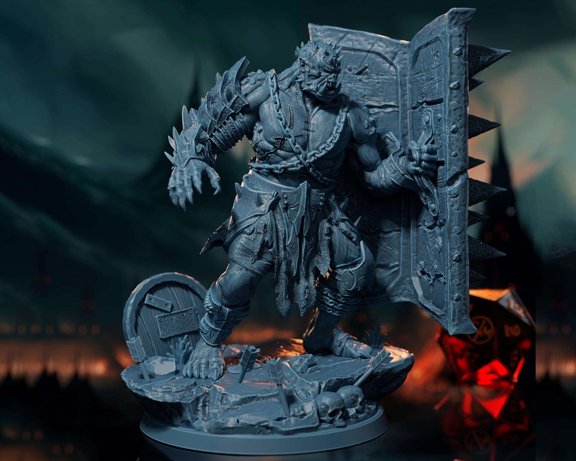 Death Charger - Iron, Steel, and Blood! - Highly Detailed Resin 8k 3D Printed Miniature