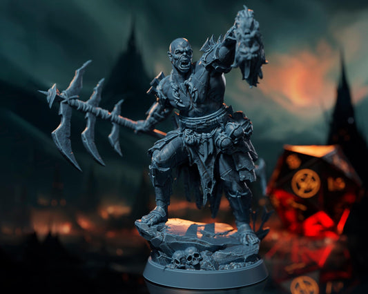 Morak-Gur (Berserker) - Iron, Steel, and Blood! - Highly Detailed Resin 8k 3D Printed Miniature