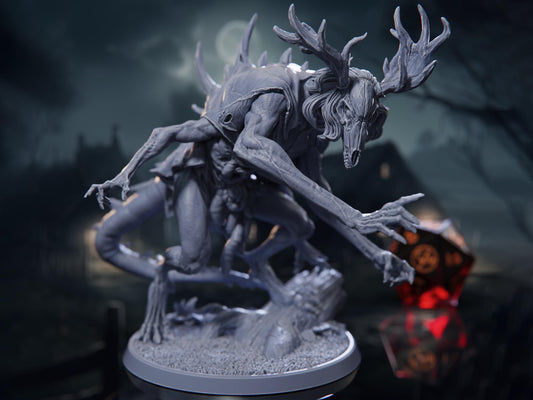 Wendigo - Harvest of Dread - Highly Detailed Resin 8k 3D Printed Miniature