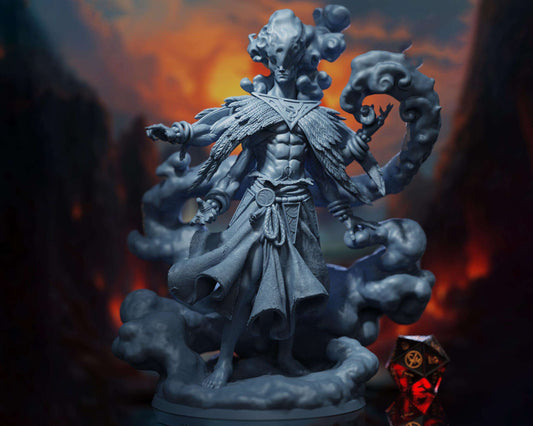 Avatar of Air - Elemental Cataclysm - Highly Detailed Resin 8k 3D Printed Miniature