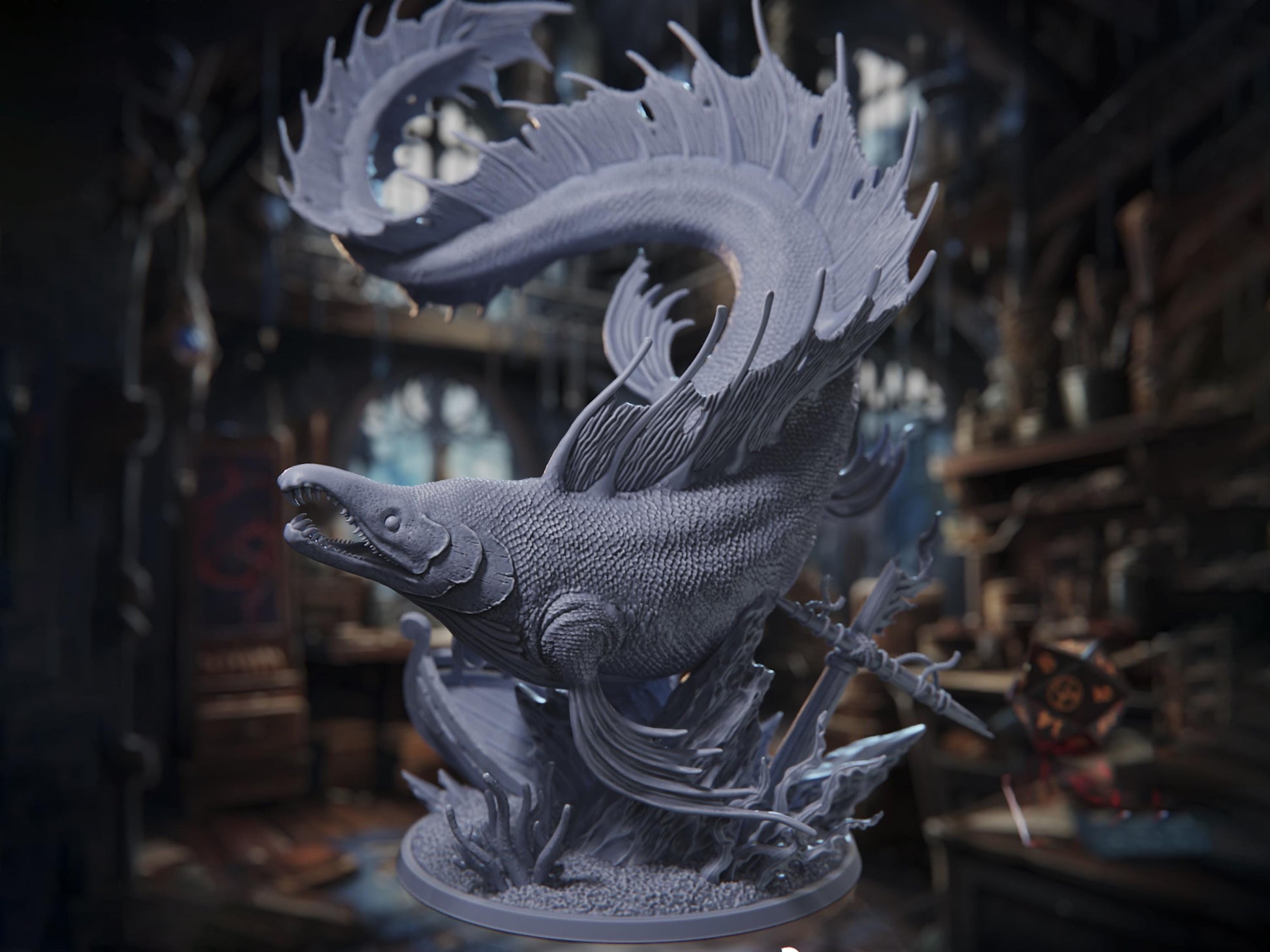 Sockeye Shipwrecker - Rossvalds Bestiary of the Unknown- Highly Detailed Resin 8k 3D Printed Miniature