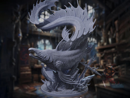 Sockeye Shipwrecker - Rossvalds Bestiary of the Unknown- Highly Detailed Resin 8k 3D Printed Miniature