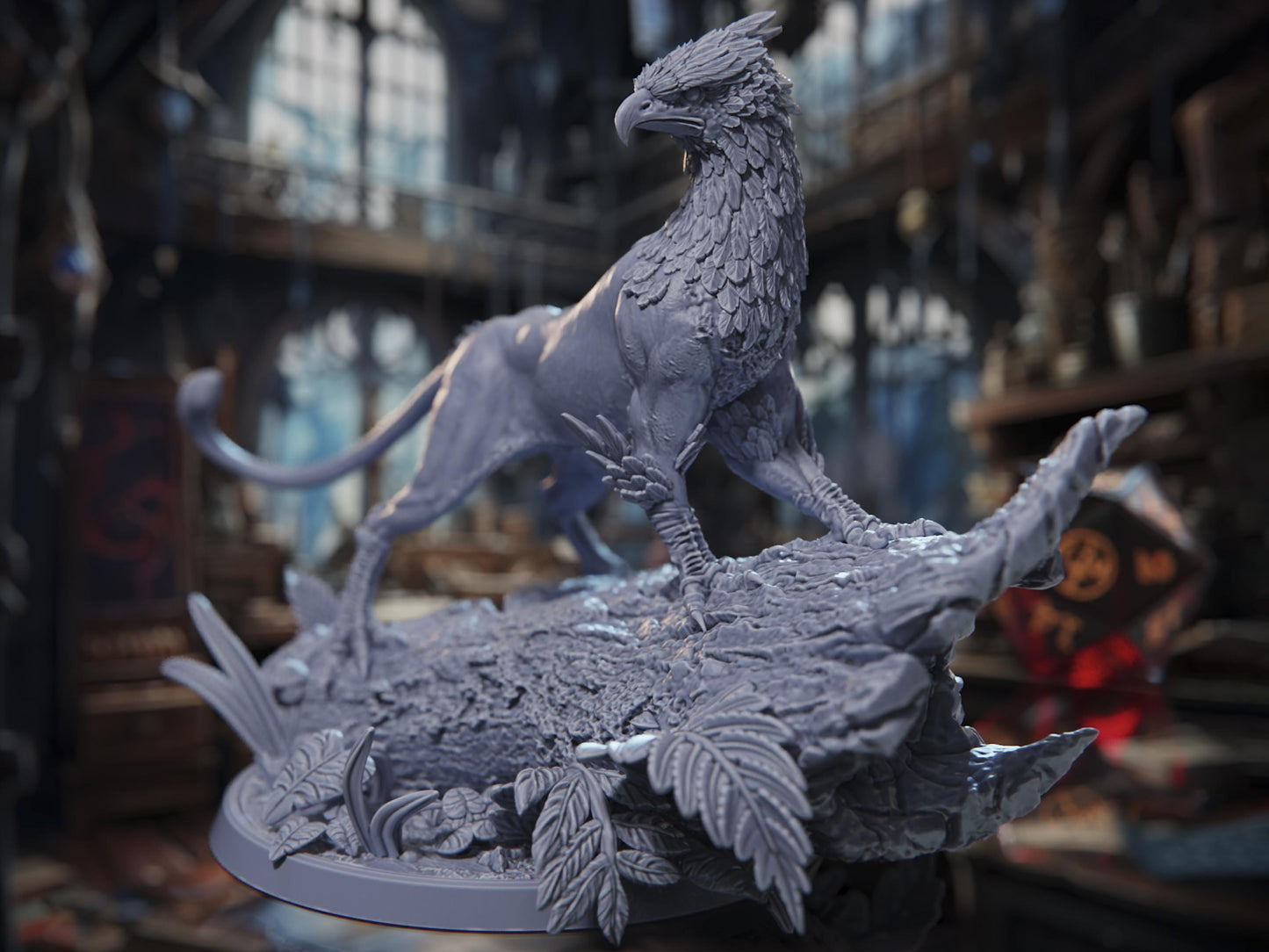 Feliraptor - Rossvalds Bestiary of the Unknown - Highly Detailed Resin 8k 3D Printed Miniature