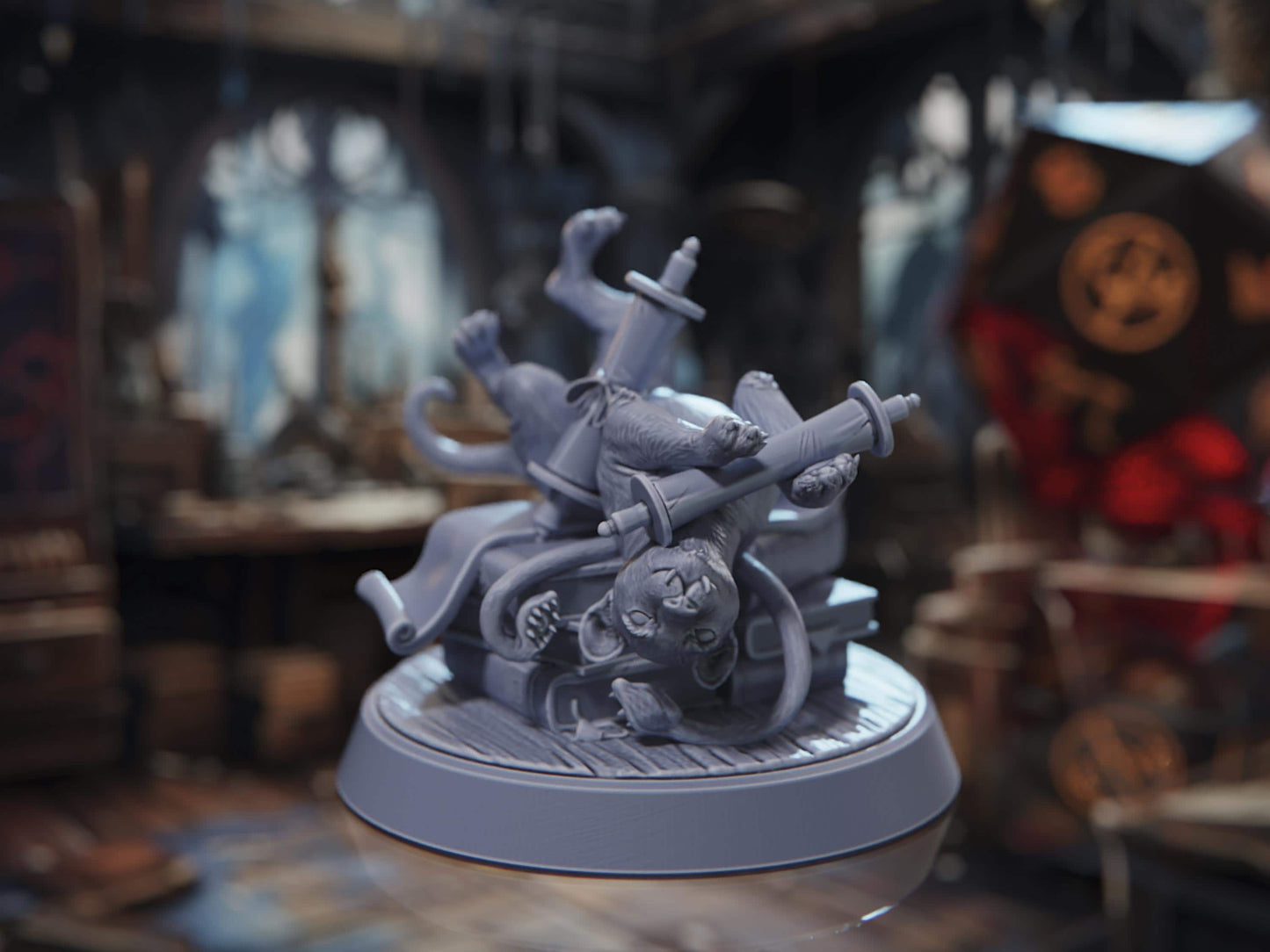 Displacer Kitten - Rossvalds Bestiary of the Unknown - Highly Detailed Resin 8k 3D Printed Miniature