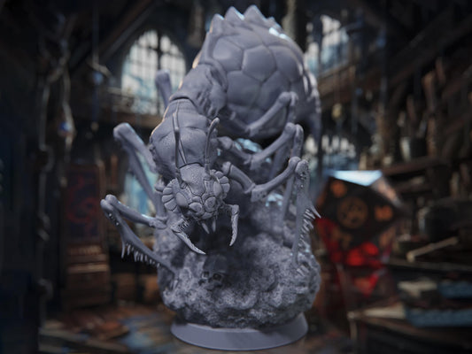 Giant Acidic Cave Ant - Rossvalds Bestiary of the Unknown - Highly Detailed Resin 8k 3D Printed Miniature