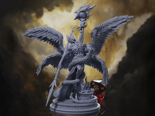 Angel of Judgement - Trial of Souls - Highly Detailed Resin 8k 3D Printed Miniature