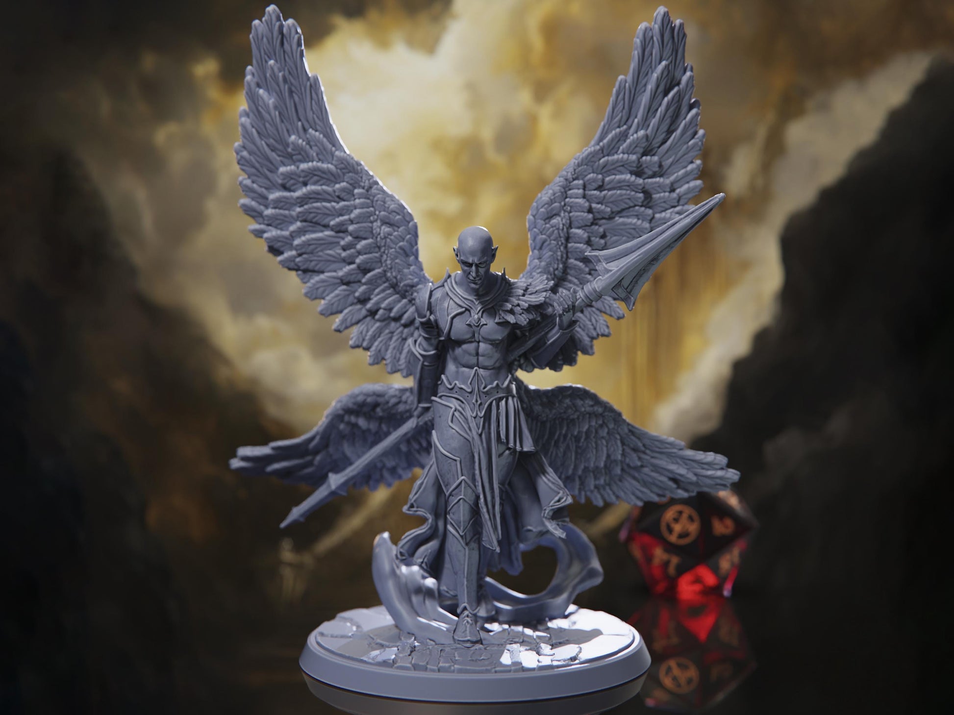 Planetar - Trial of Souls - Highly Detailed Resin 8k 3D Printed Miniature