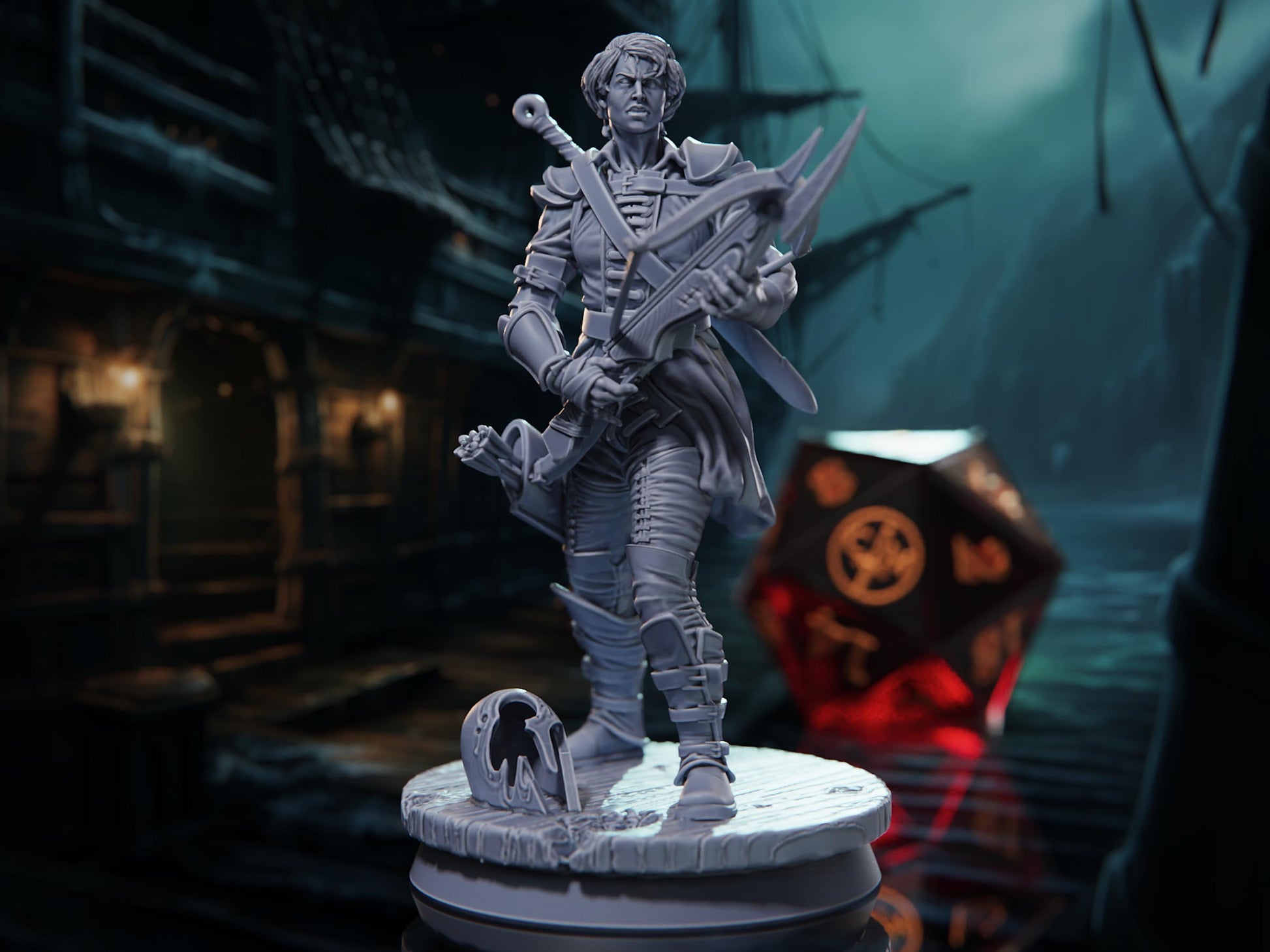 R.P. Leigh - Voyage of the Damned - Highly Detailed Resin 8k 3D Printed Miniature