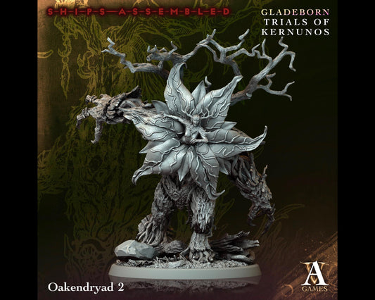 Oakendryad 2 - Trials of Kernunos - Highly Detailed Resin 8k 3D Printed Miniature