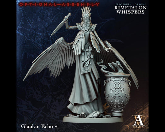 Glaukin Echo 4 - Rimetalon Whispers - Highly Detailed Resin 8k 3D Printed Miniature