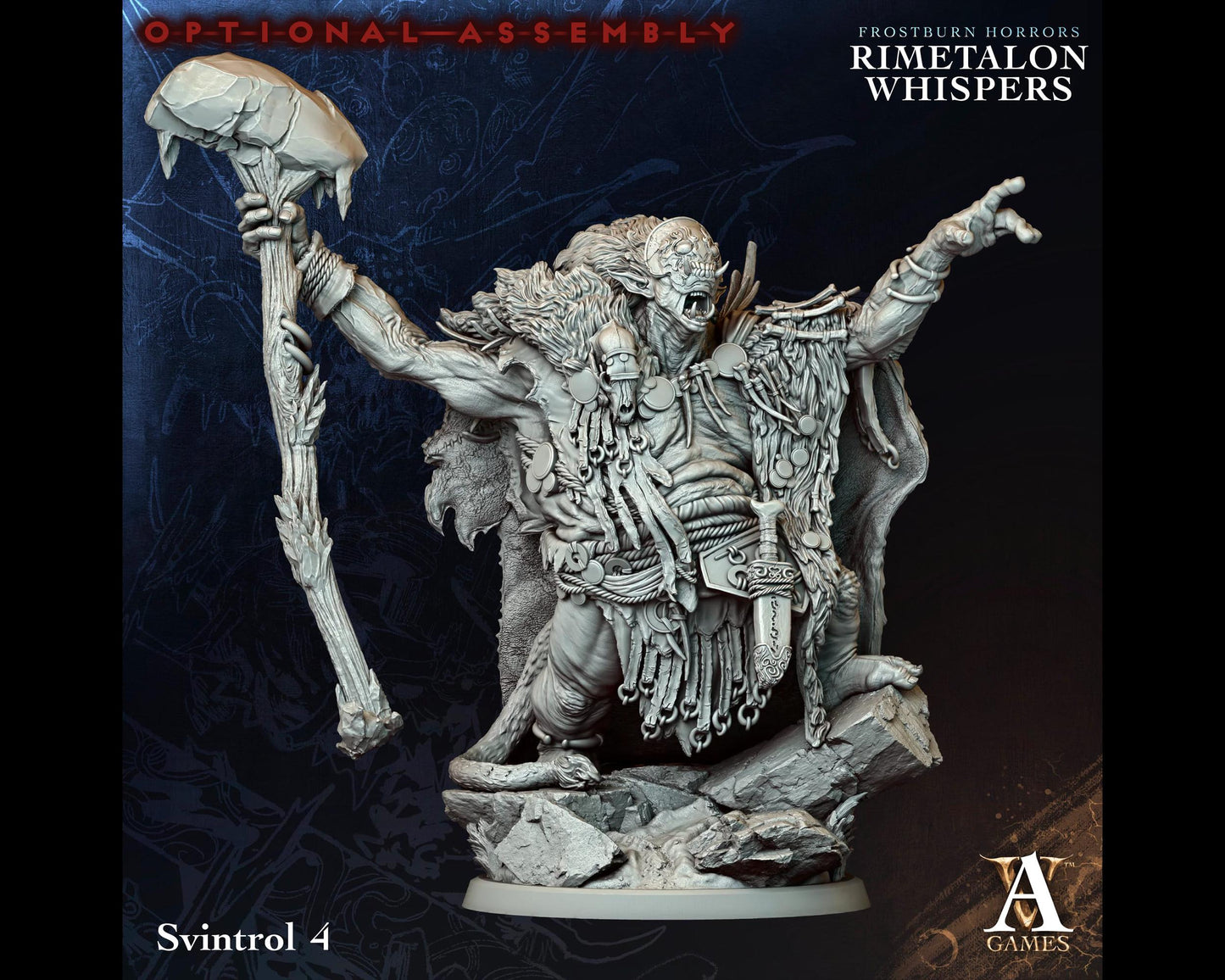 Svintrol 4 - Rimetalon Whispers - Highly Detailed Resin 8k 3D Printed Miniature