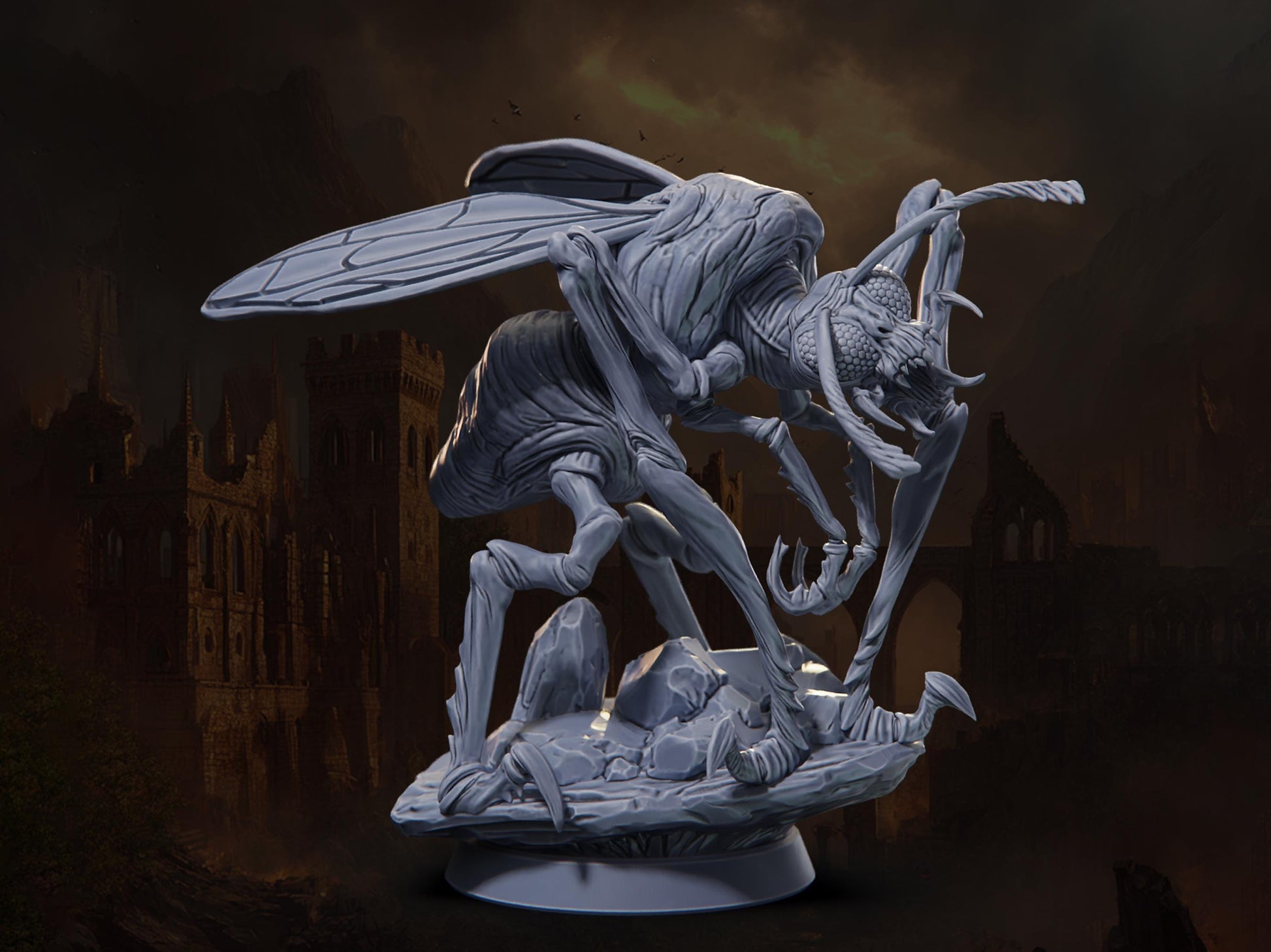 Lord of the Flies Spawn - Riders of Ruin - Highly Detailed Resin 8k 3D Printed Miniature