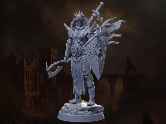 War, Red Horseman (Dismounted) - Riders of Ruin - Highly Detailed Resin 8k 3D Printed Miniature