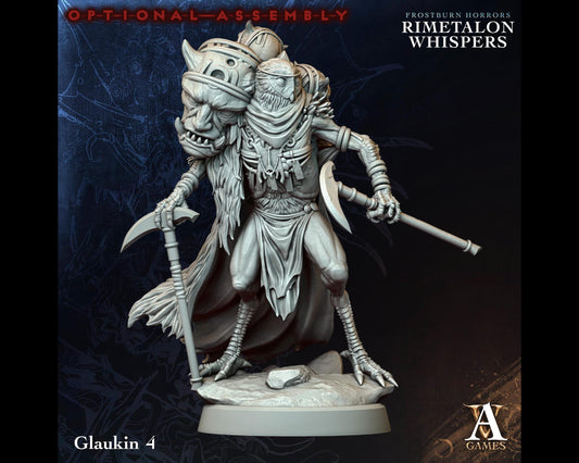 Glaukin 4 - Rimetalon Whispers - Highly Detailed Resin 8k 3D Printed Miniature