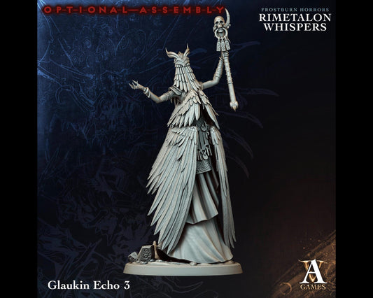Glaukin Echo 3 - Rimetalon Whispers - Highly Detailed Resin 8k 3D Printed Miniature