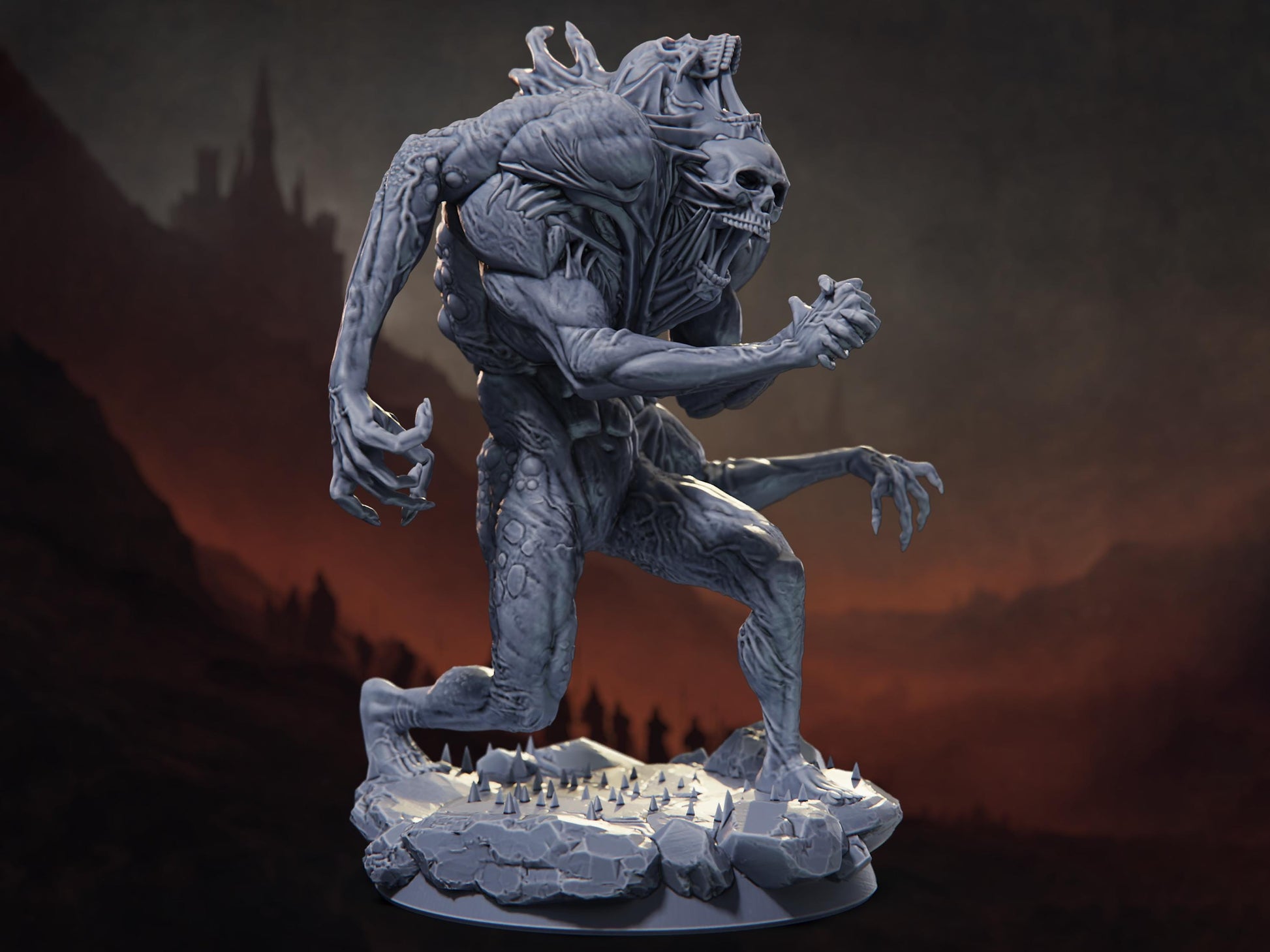 Abject of Shame - Crusade of Penitence - Highly Detailed Resin 8k 3D Printed Miniature