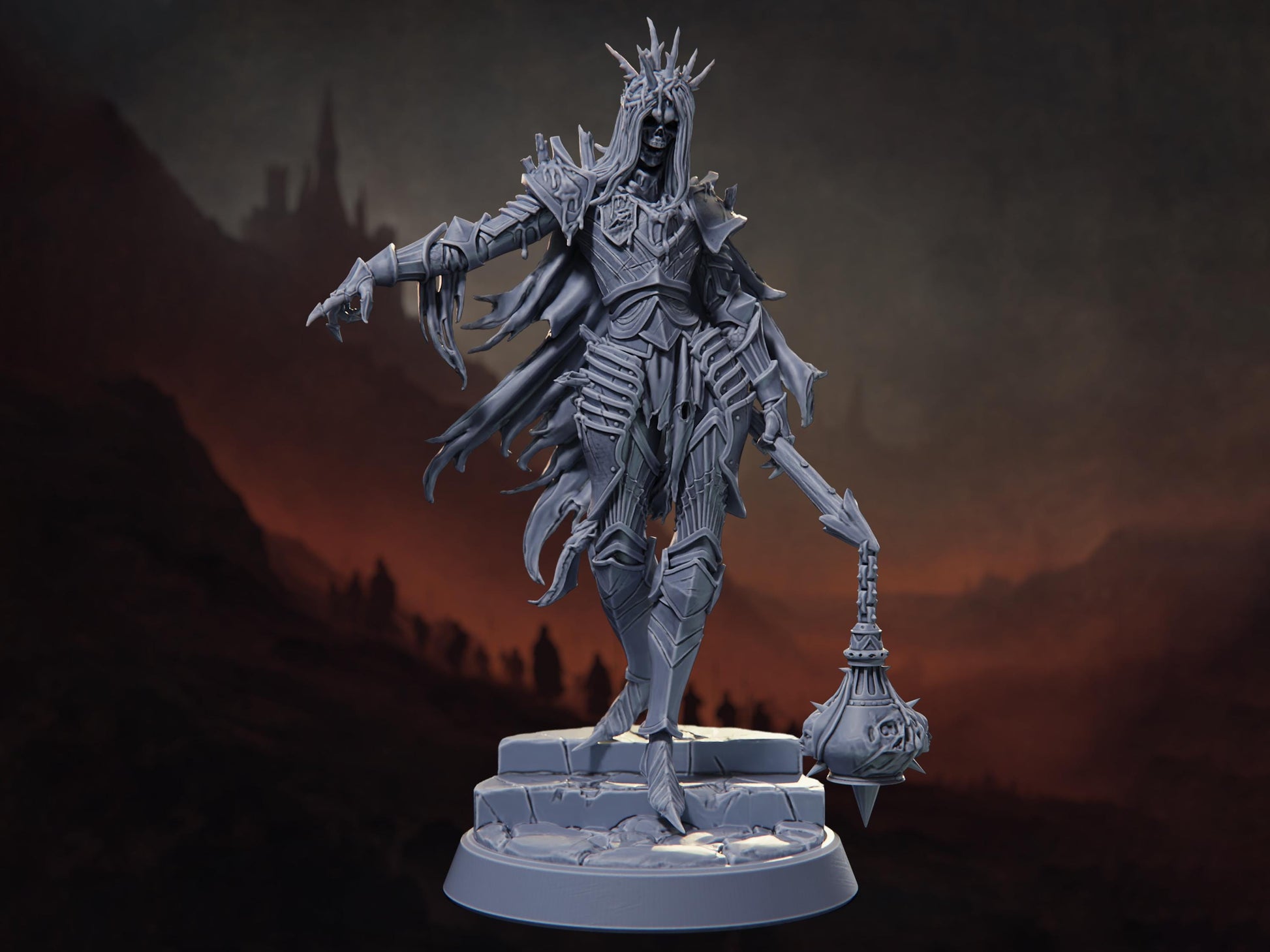 Sister of Lament - Crusade of Penitence - Highly Detailed Resin 8k 3D Printed Miniature