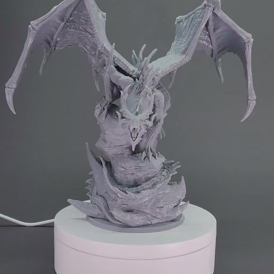 Ancient Red Dragon - Highly Detailed Resin 3D Printed Miniature