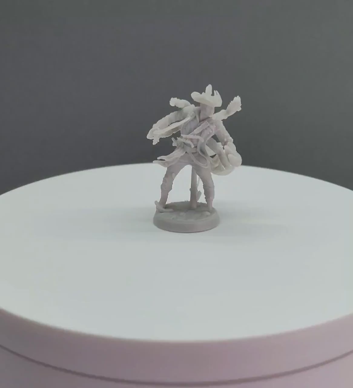 Captain Crowley - Curse of the Drowned Crew - Highly Detailed Resin 3D Printed Miniature