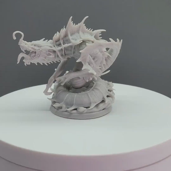 Deep Sea Serpent - Curse of the Drowned Crew - Highly Detailed Resin 3D Printed Miniature