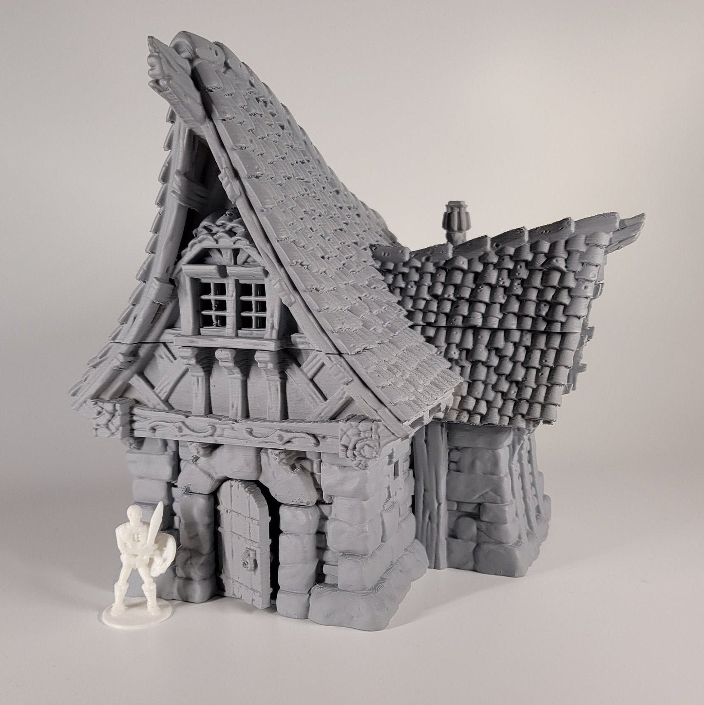 Small 2 Story House (DIY or Finished) - Playable D&D Terrain/Scenery (City of Firwood)