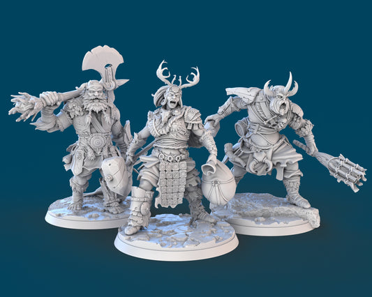Frost Giants - High Detail Resin 3D Printed Miniatures