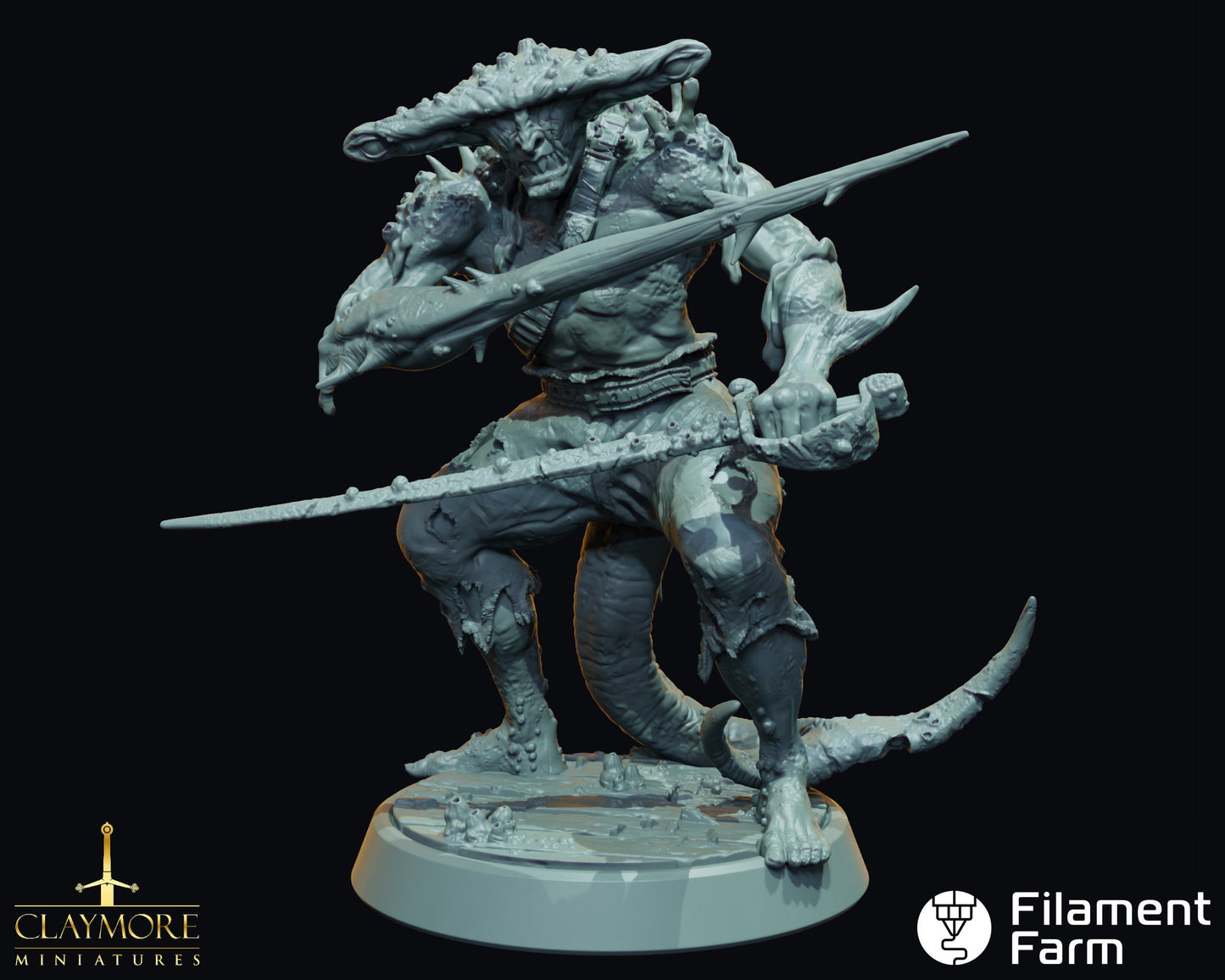 Drowned Corsair - Curse of the Drowned Crew - Highly Detailed Resin 3D Printed Miniature