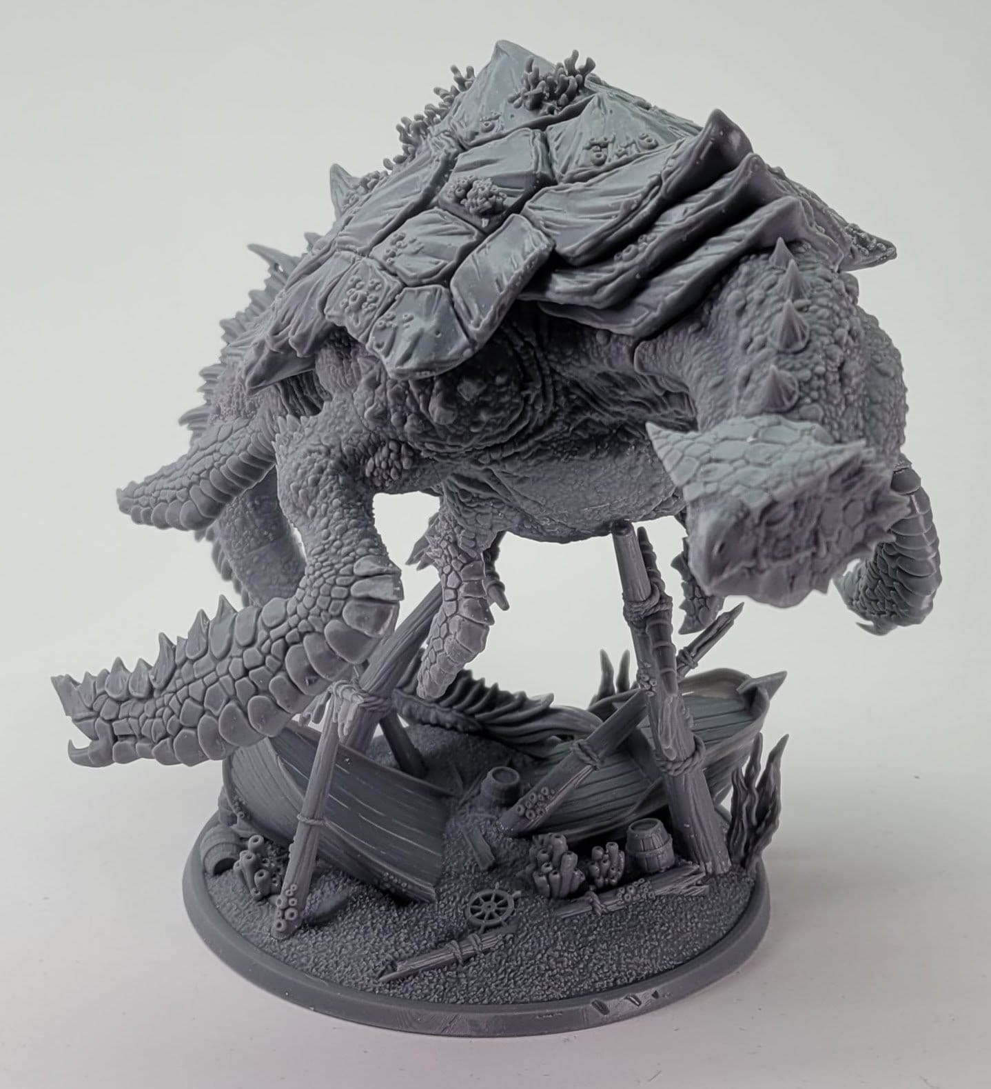 Dragon Turtle - Highly Detailed Resin 3D Printed Miniature