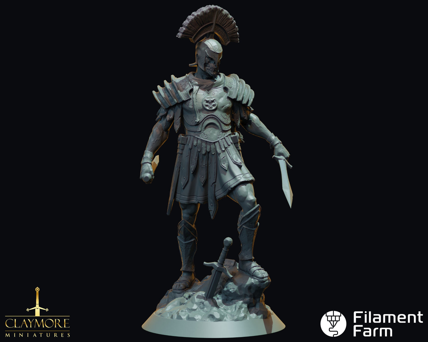 Demon Foot Soldier - The Abyss Gazes Also - Highly Detailed Resin 3D Printed Miniature
