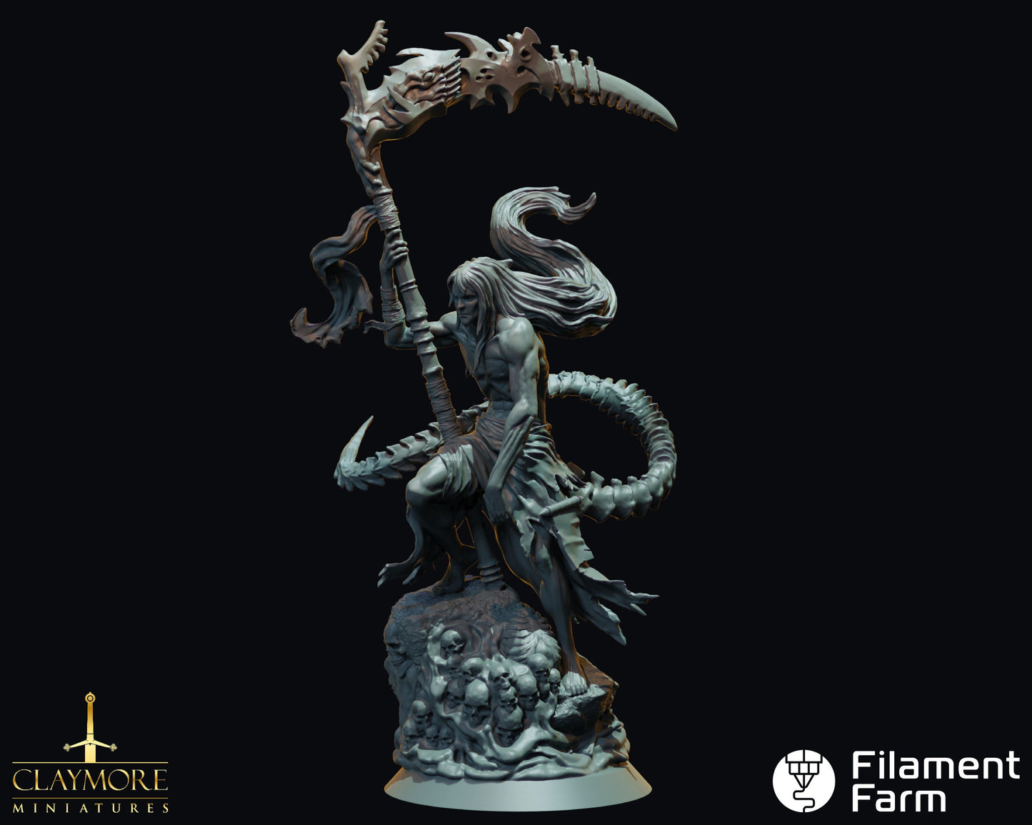 Reaper of Bhaal - The Abyss Gazes Also - Highly Detailed Resin 3D Printed Miniature