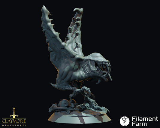 Abyssal Chicken - The Abyss Gazes Also - Highly Detailed Resin 3D Printed Miniature