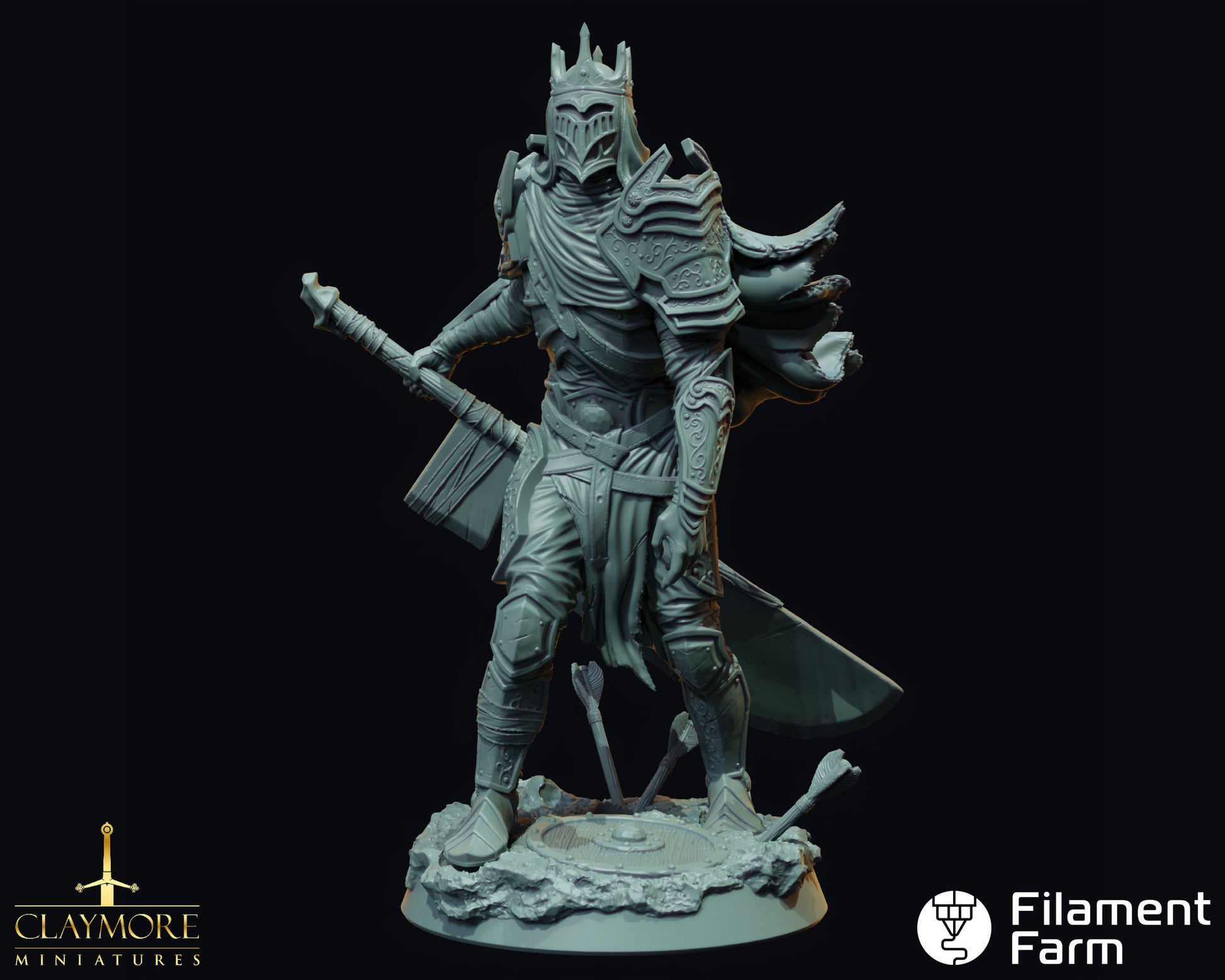 Lord Trevas - Calling of the Dragon Queen - Highly Detailed Resin 3D Printed Miniature