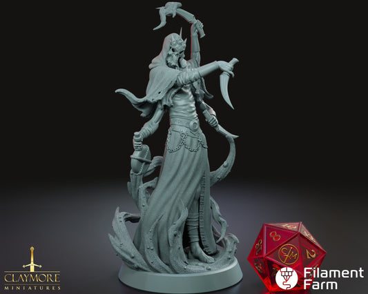Dust Devil - Death in the Dunes - Highly Detailed Resin 3D Printed Miniature