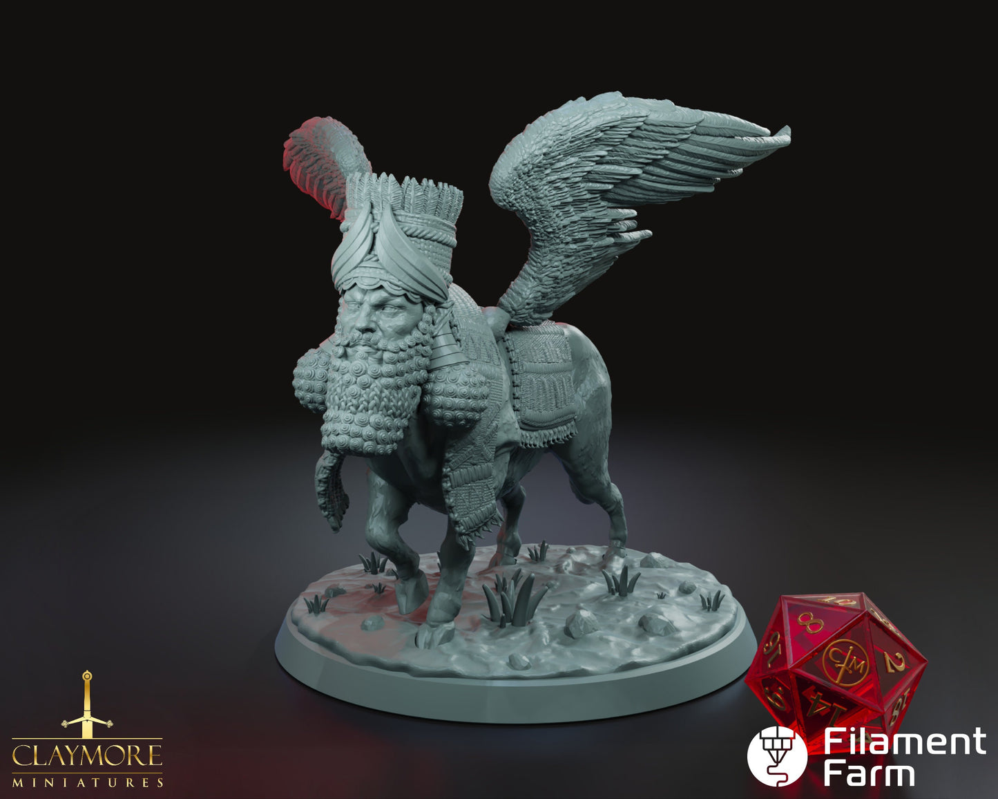 Lamassu - Death in the Dunes - Highly Detailed Resin 3D Printed Miniature