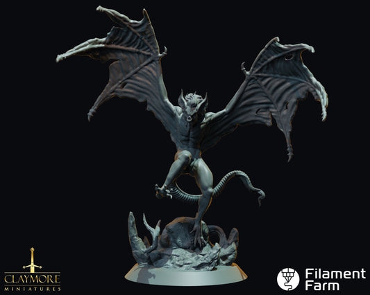 Werebat - The Abyss Gazes Also - Highly Detailed Resin 3D Printed Miniature