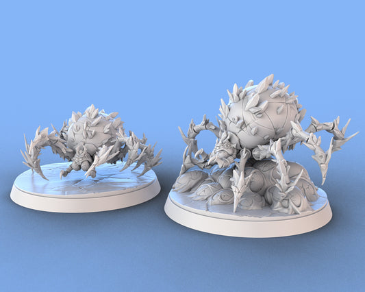 Ice Spiders - High Detail Resin 3D Printed Miniatures