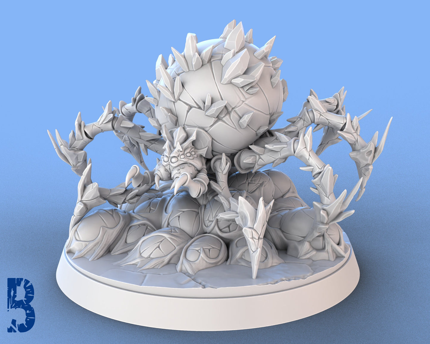 Ice Spiders - High Detail Resin 3D Printed Miniatures