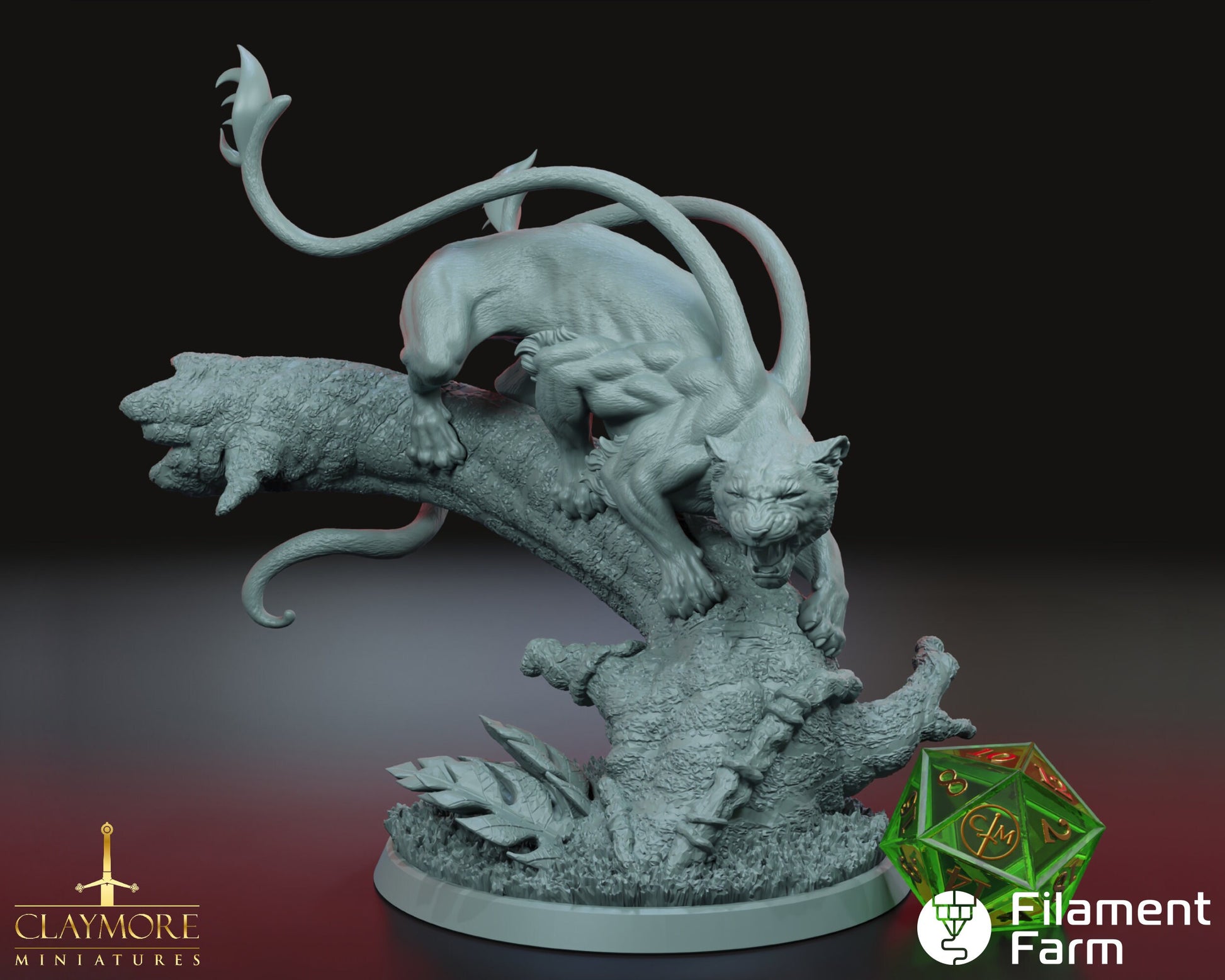 Shadow Prowler - The Lost Expedition - Highly Detailed Resin 3D Printed Miniature
