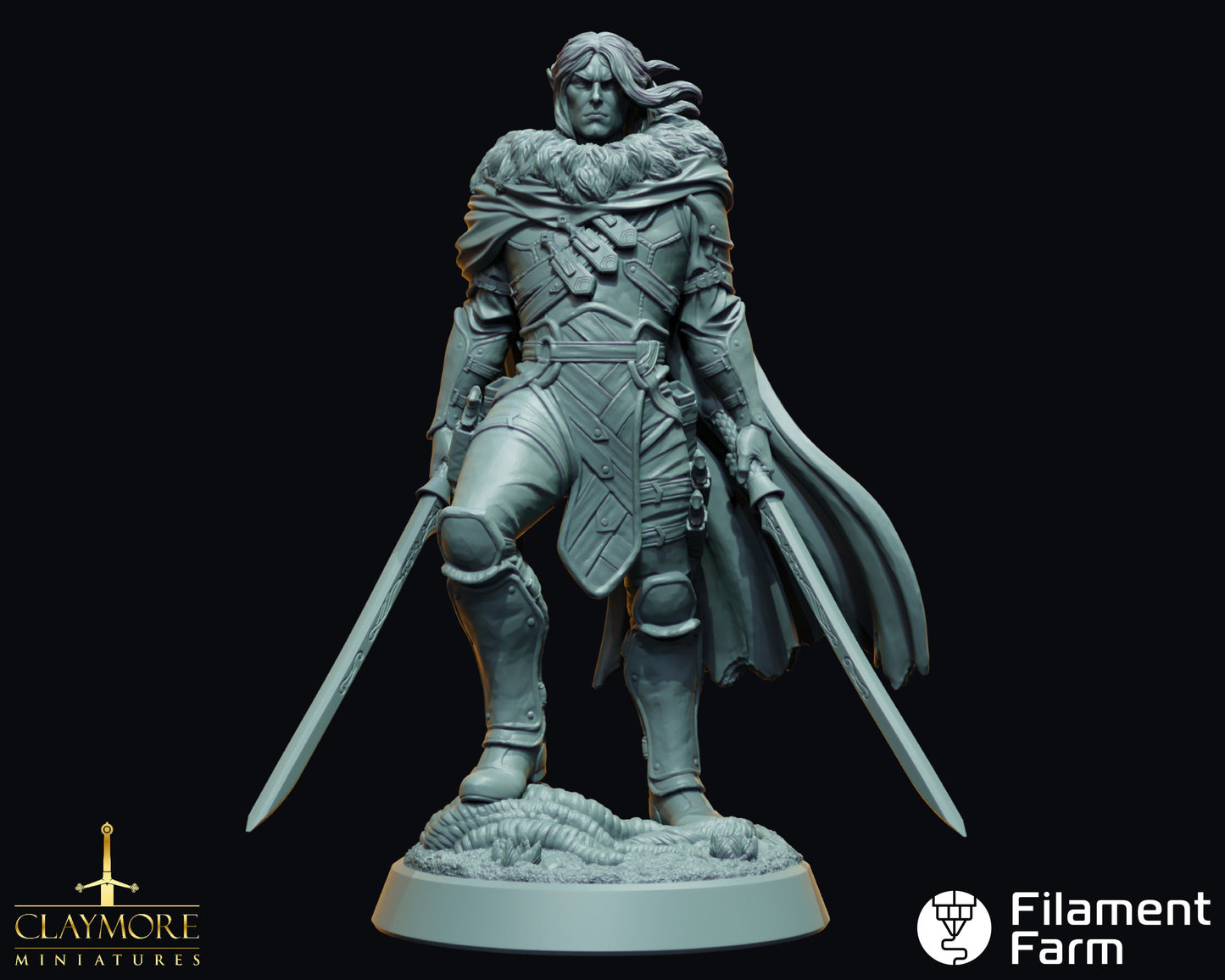 Zelyth Moonblade - Dwellers of the Underdark - Highly Detailed Resin 3D Printed Miniature