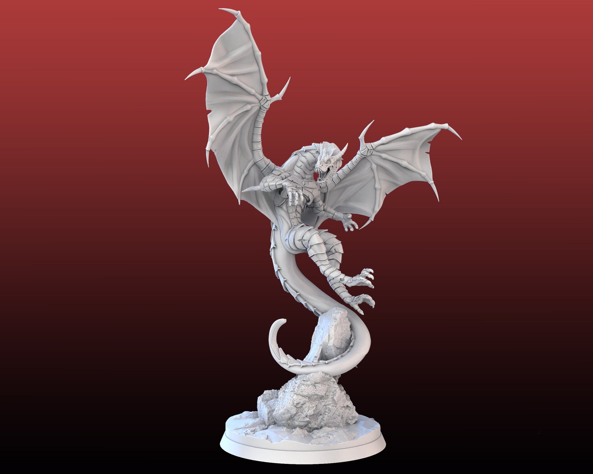 Dragon Hunter Set - High Detail Resin 3D Printed Miniatures and Props