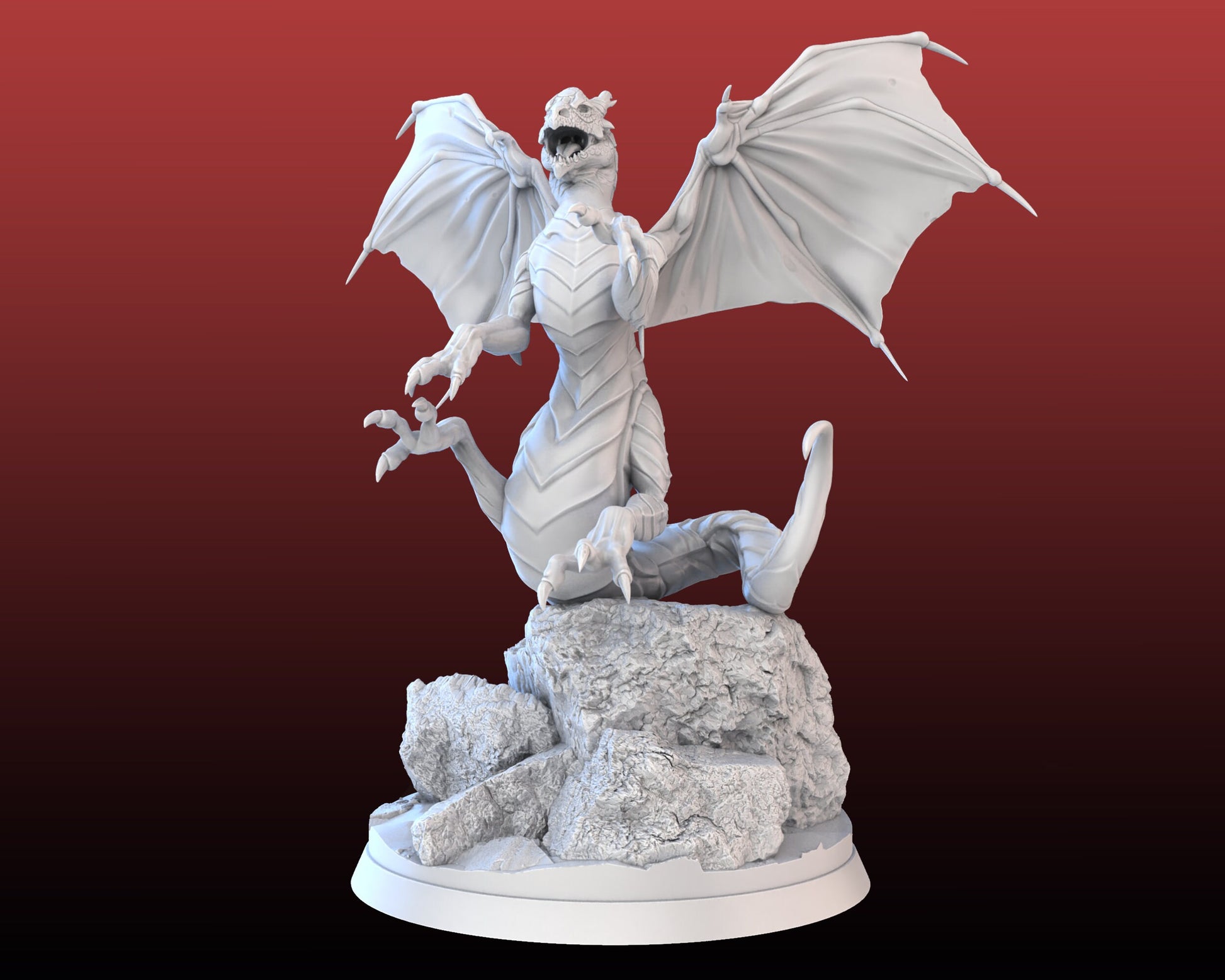 Dragon Hunter Set - High Detail Resin 3D Printed Miniatures and Props
