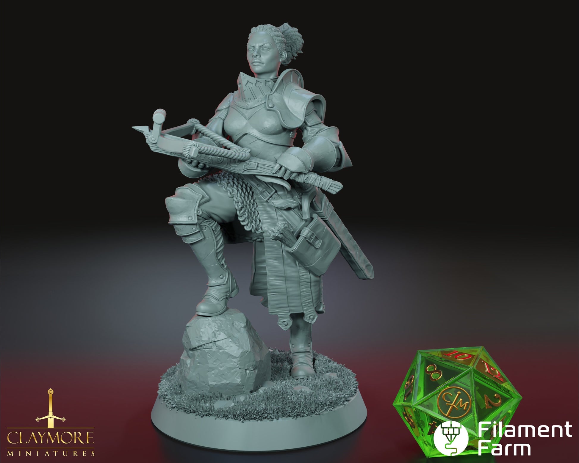 Thalia Ironheart - The Lost Expedition - Highly Detailed Resin 3D Printed Miniature