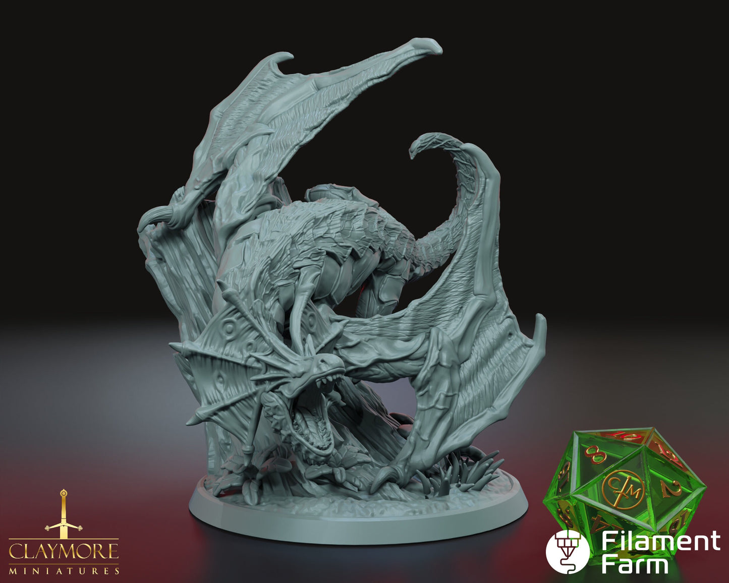 Jungle Wyvern - The Lost Expedition - Highly Detailed Resin 3D Printed Miniature