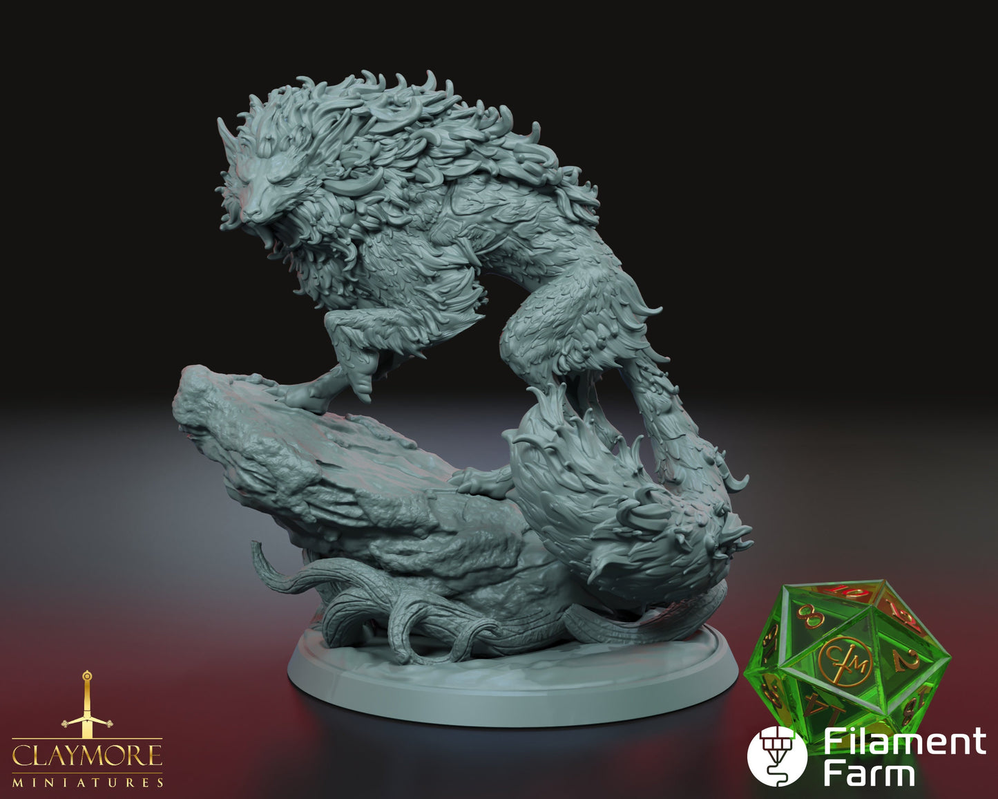 Rainforest Enchantail - The Lost Expedition - Highly Detailed Resin 3D Printed Miniature