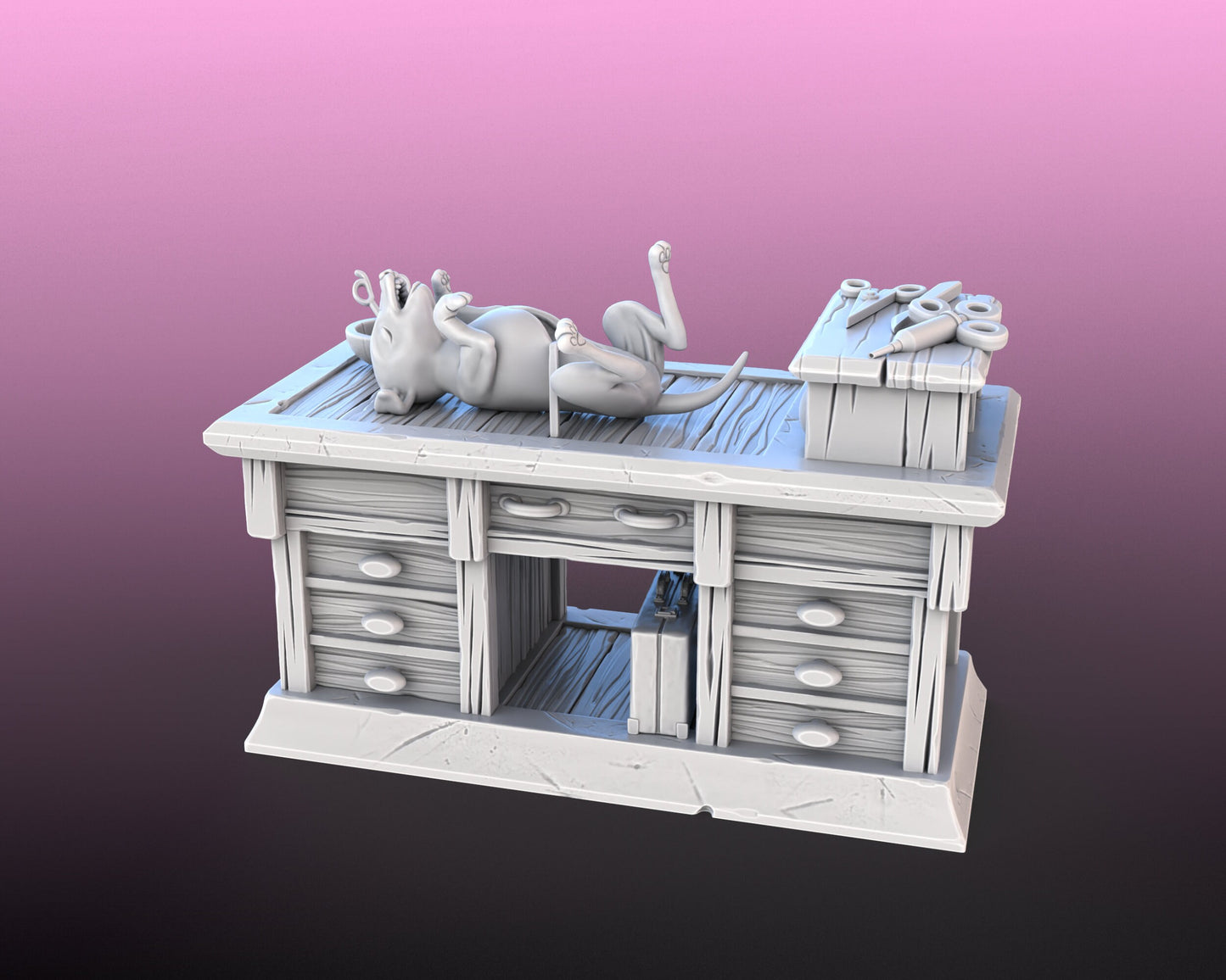 Veterinarian Set- Highly Detailed Resin 3D Printed Miniature