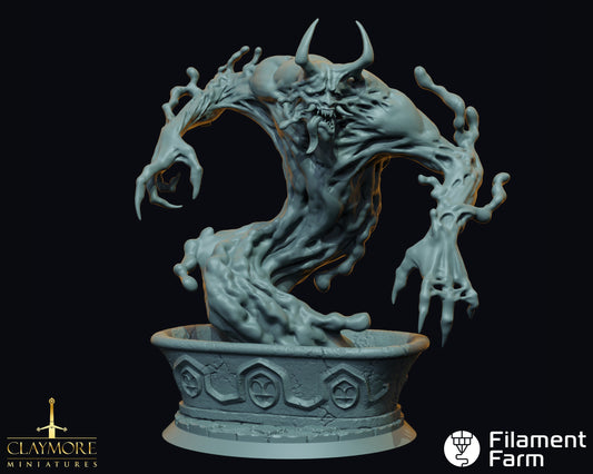 Blood Elemental - A Feast of Blood - Highly Detailed Resin 8k 3D Printed Miniature