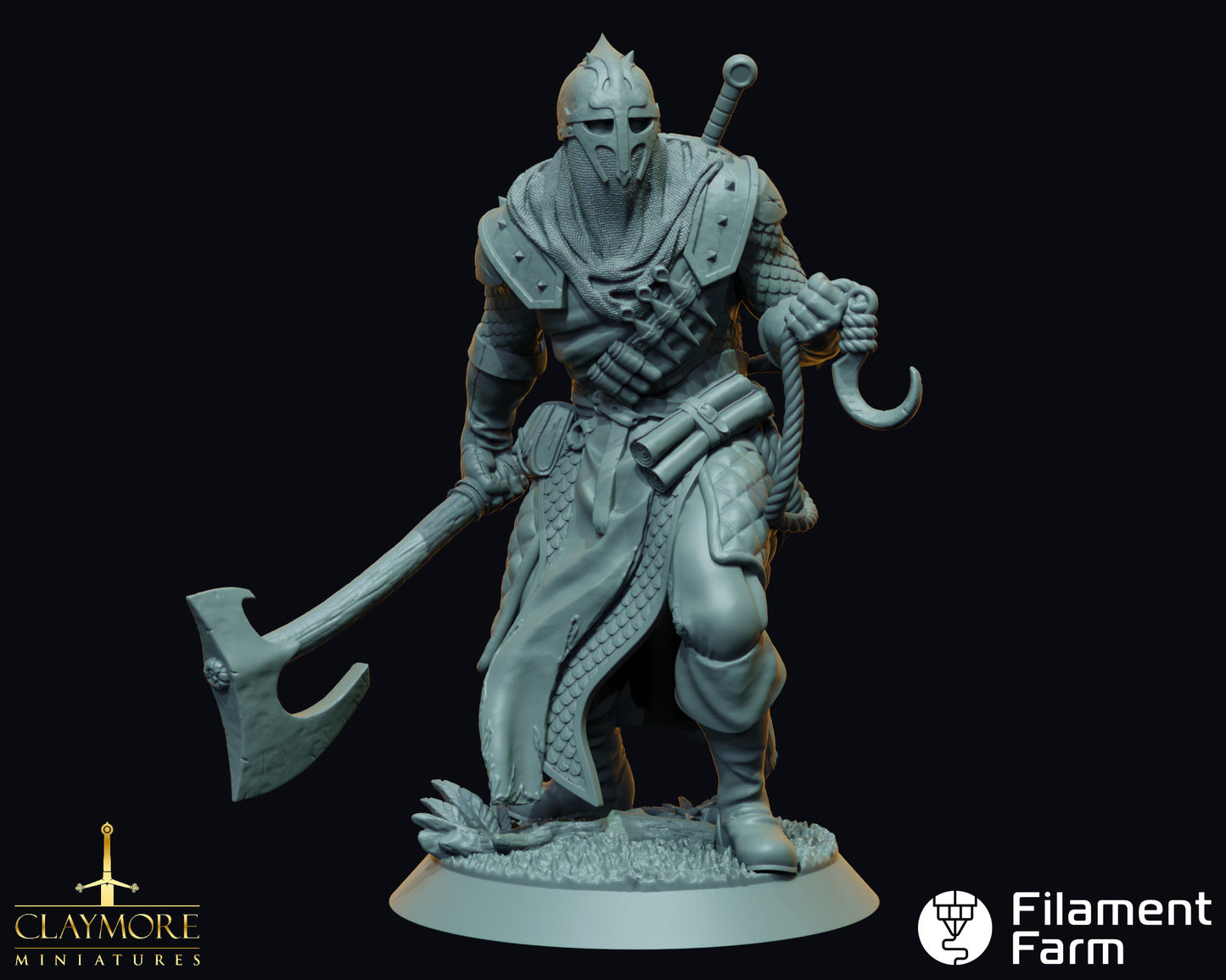 Tyran, Hunter- A Feast of Blood - Highly Detailed Resin 8k 3D Printed Miniature