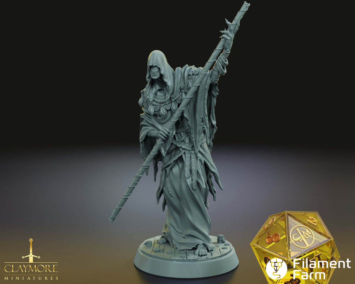 Charon, The Ferryman - Heroes Above, Hades Below - Highly Detailed Resin 3D Printed Miniature
