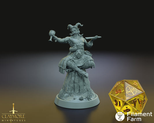Satyr - Heroes Above, Hades Below - Highly Detailed Resin 3D Printed Miniature