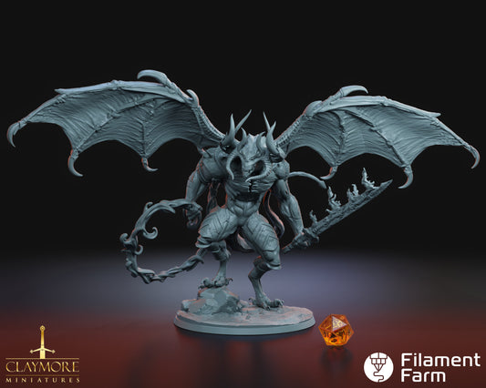 Varagur, The Ember Scourge - Wages of Sin - Highly Detailed Resin 3D Printed Miniature